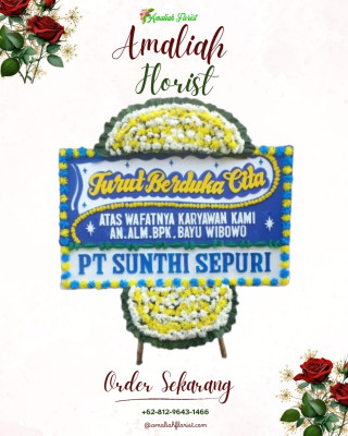 Papan Bunga Duka di Tomagoba